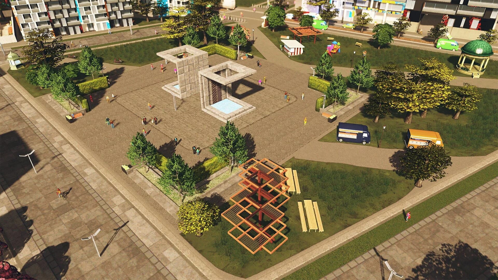 Cities: Skylines - Plazas & Promenades screenshot 4