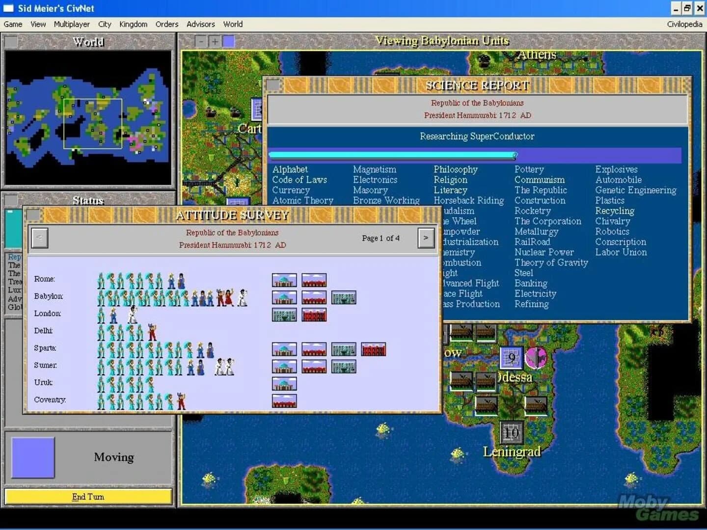 CivNet screenshot 2