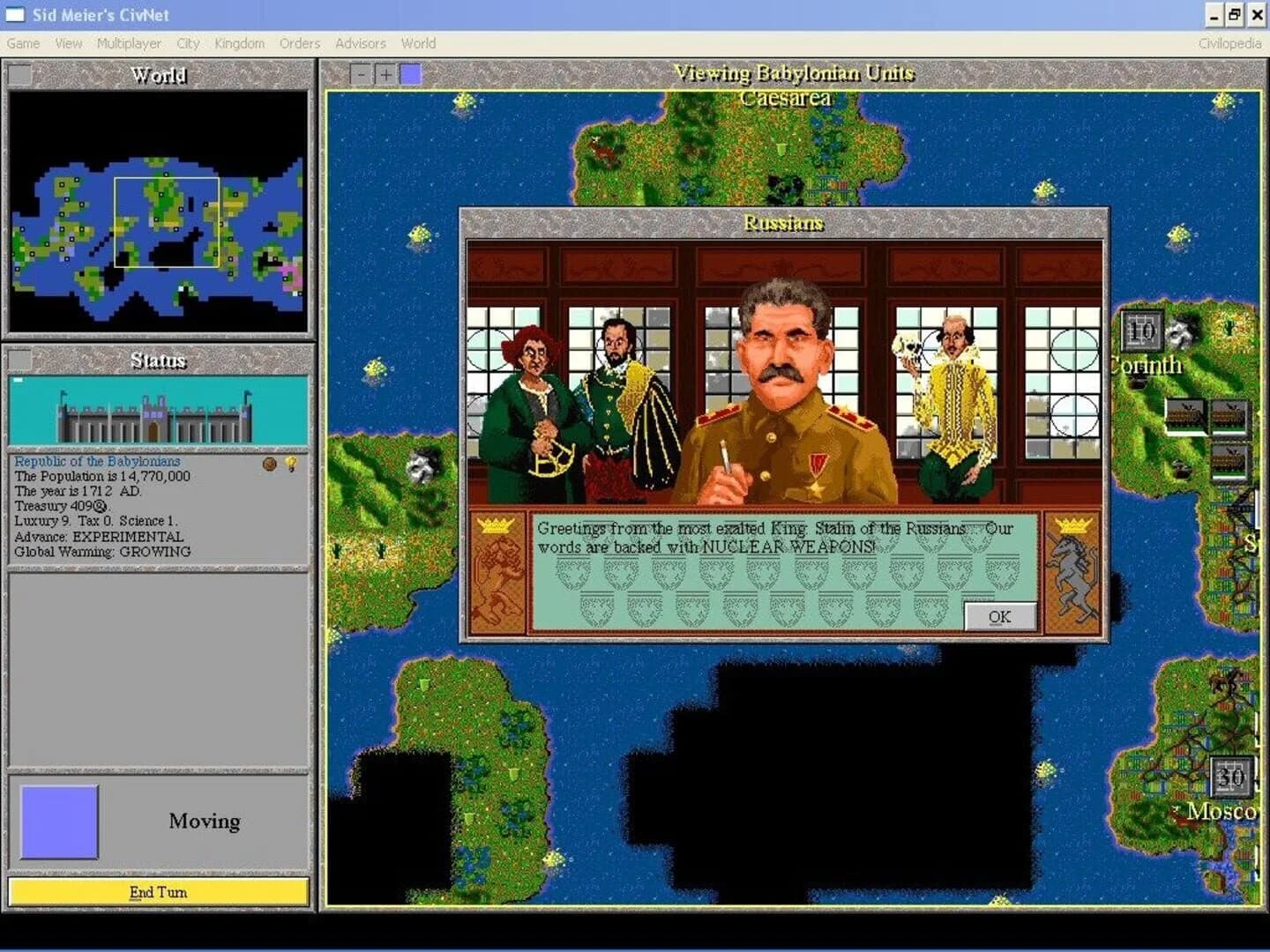 CivNet screenshot 1