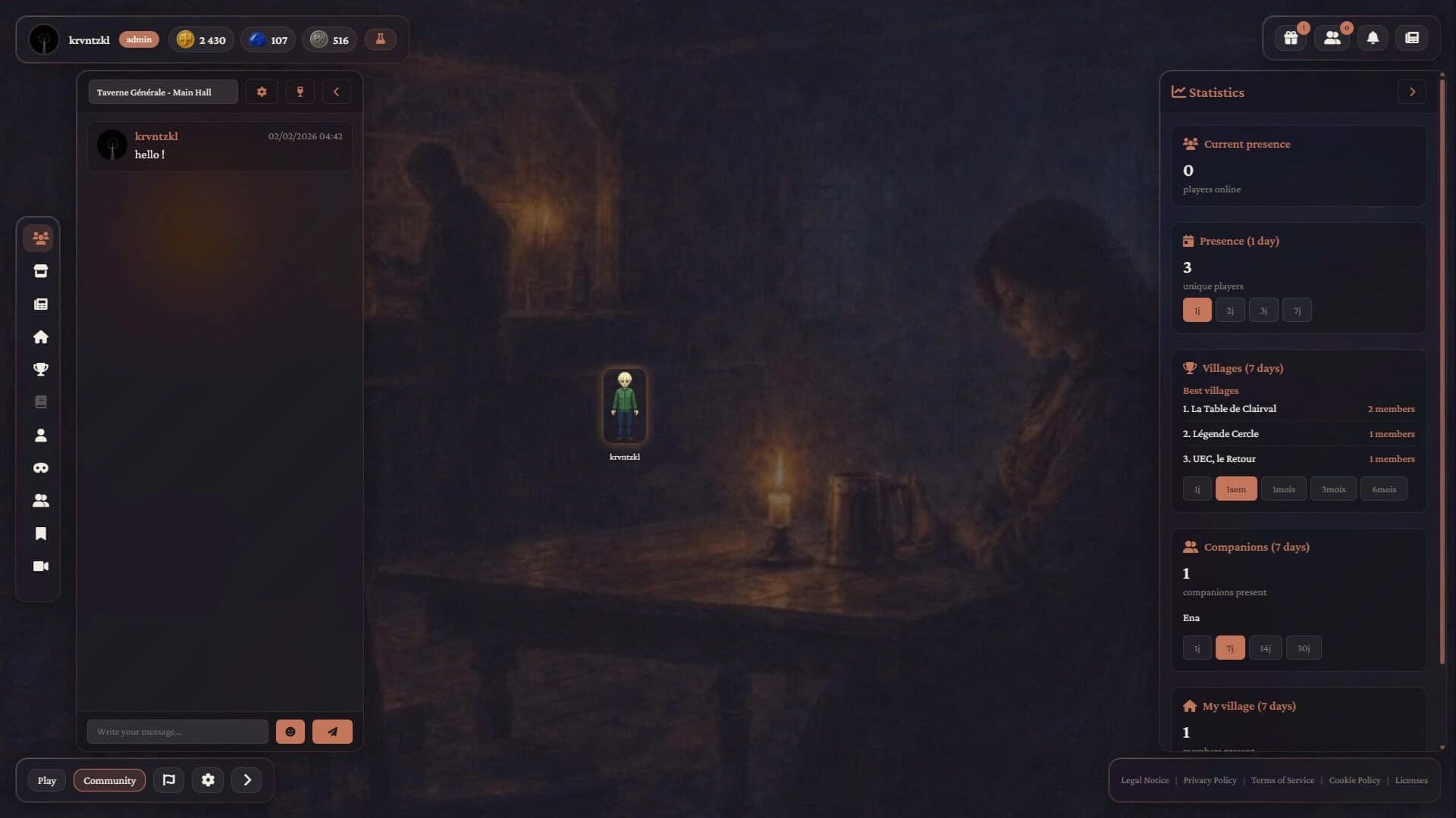 Clairval screenshot 2