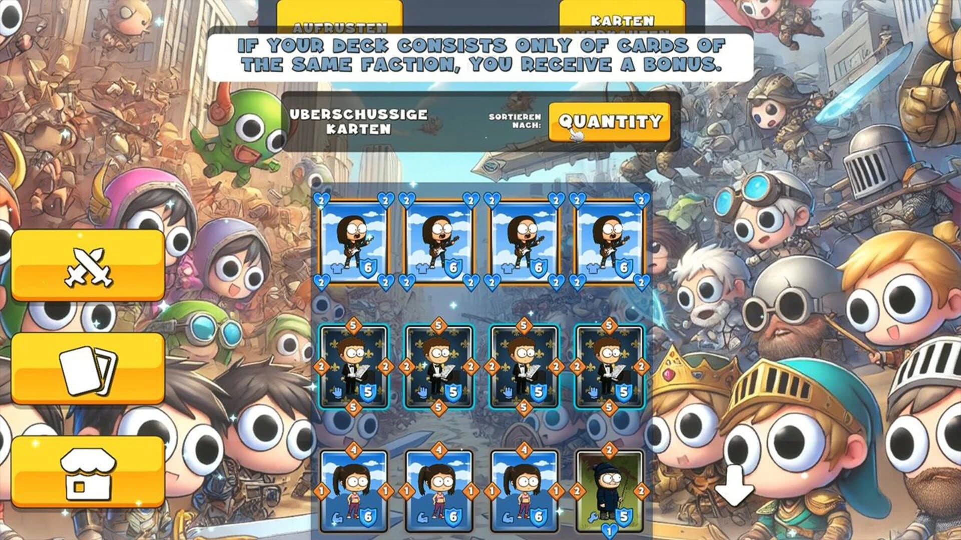 Clash of Weirdos: Card Carnage screenshot 2