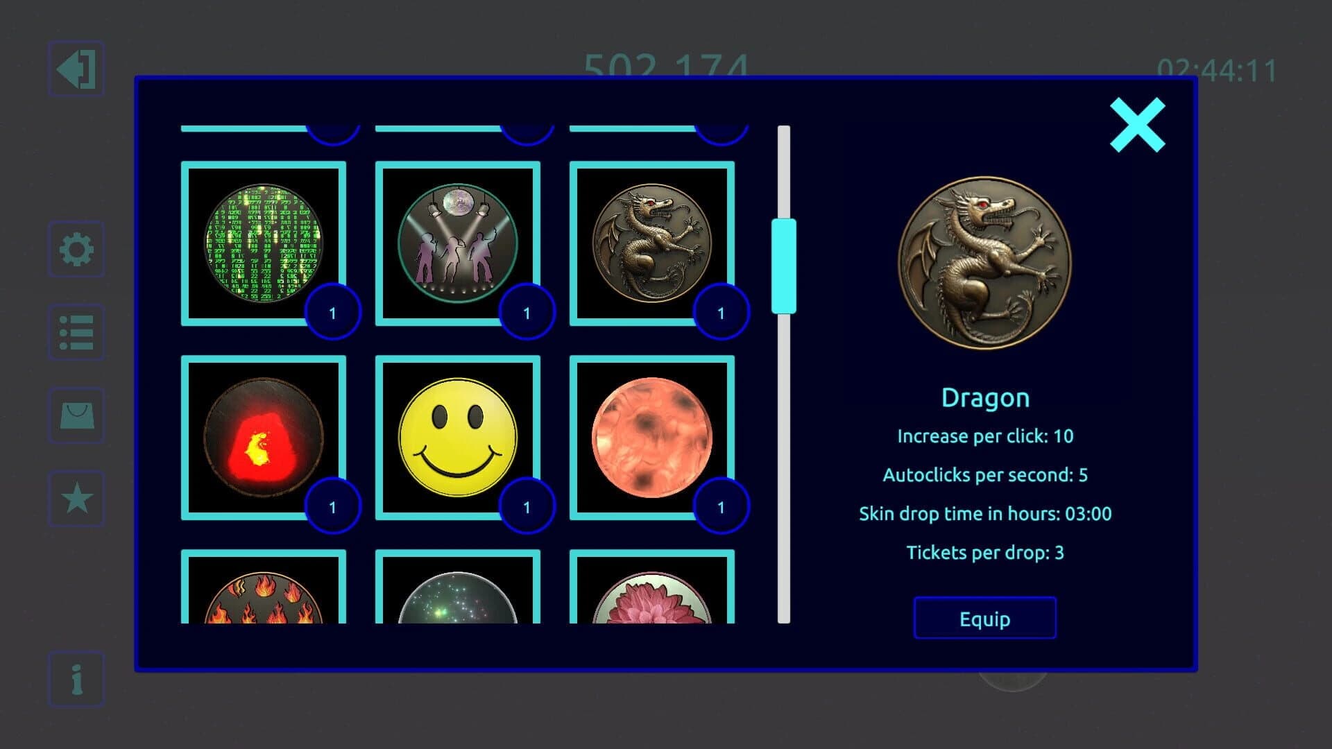 Clickoin screenshot 2