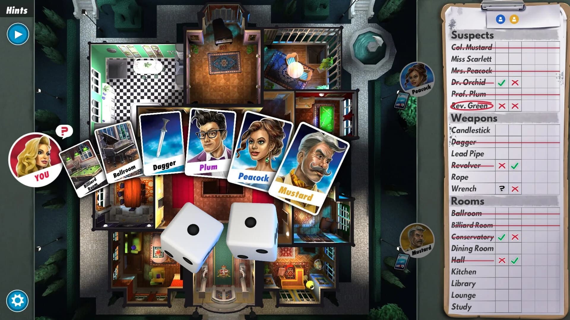 Clue/Cluedo: Classic screenshot 2