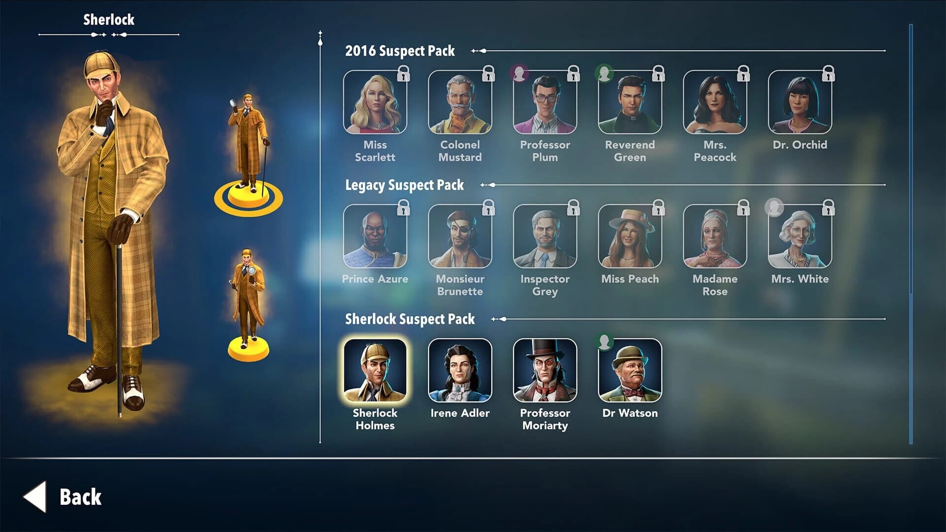 Clue/Cluedo: Sherlock Suspect Pack screenshot 4