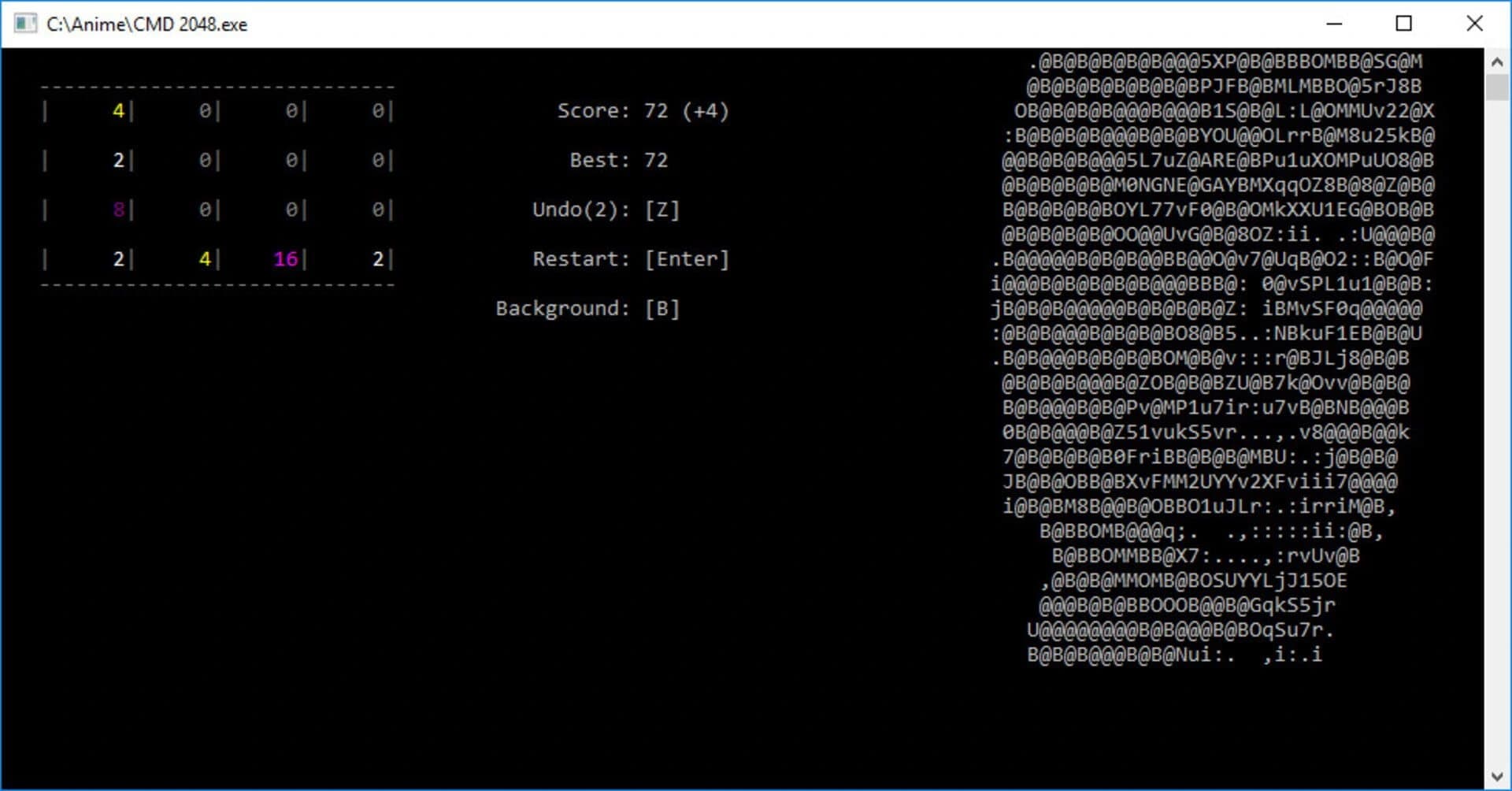 CMD 2048 screenshot 5