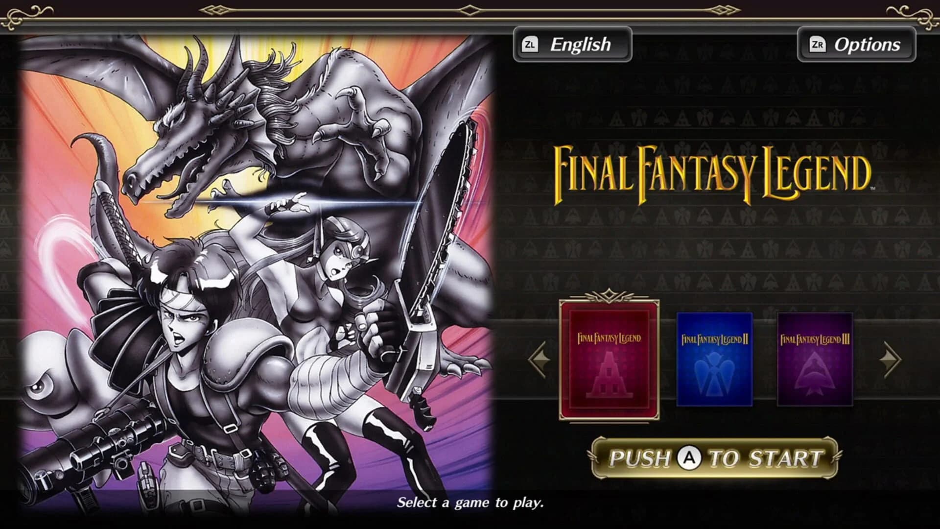 Collection of SaGa: Final Fantasy Legend screenshot 1