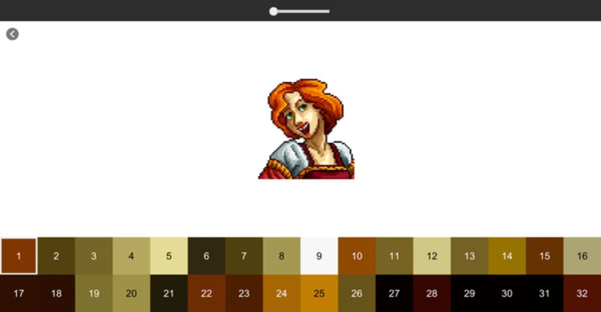 Color by Number: Medieval Portrait screenshot 2