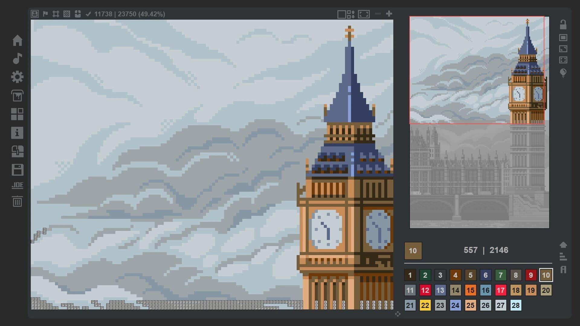 Coloring Game 4: City screenshot 2