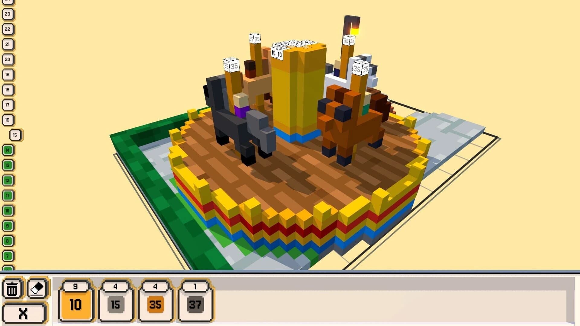 Coloring Voxels: Theme Park Pack screenshot 5