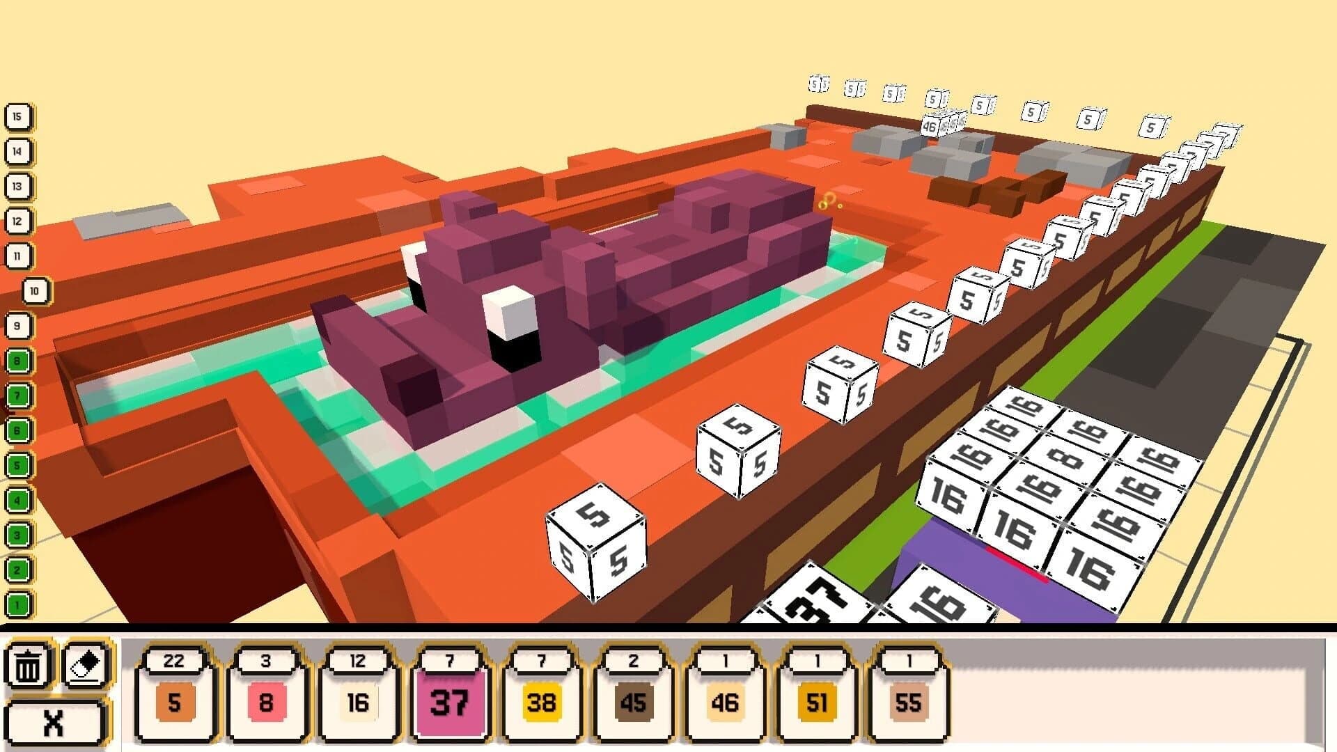 Coloring Voxels: Zoo Pack screenshot 2