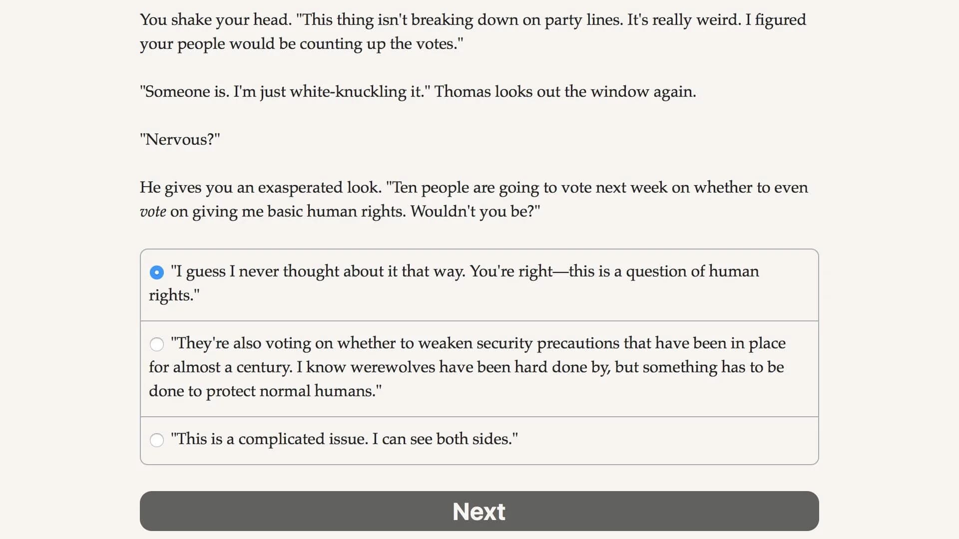 Congresswolf screenshot 5