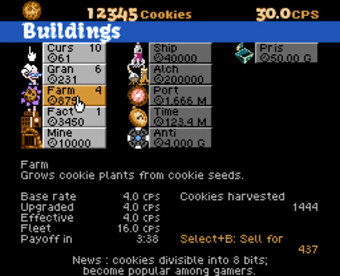 Cookie Clicker screenshot 1