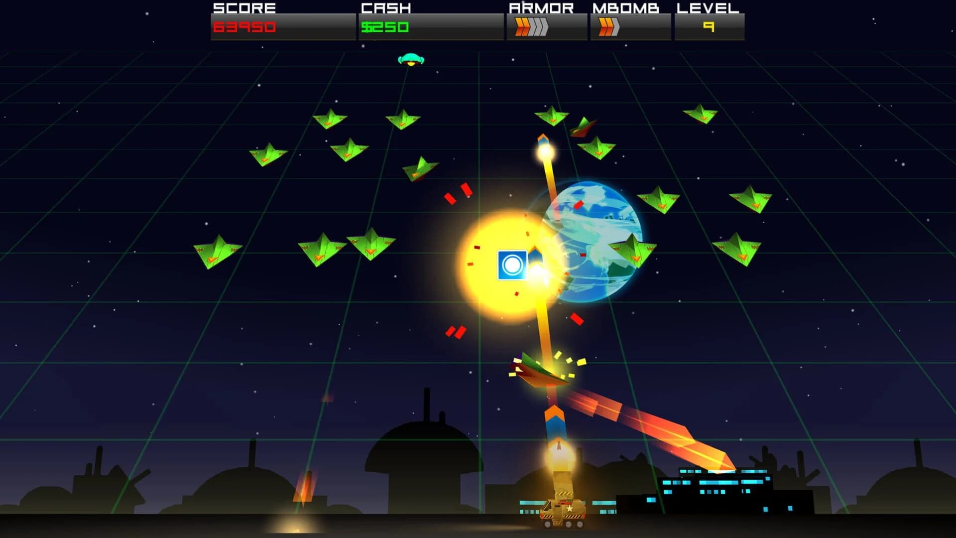 Cosmic Rocket Defender screenshot 1