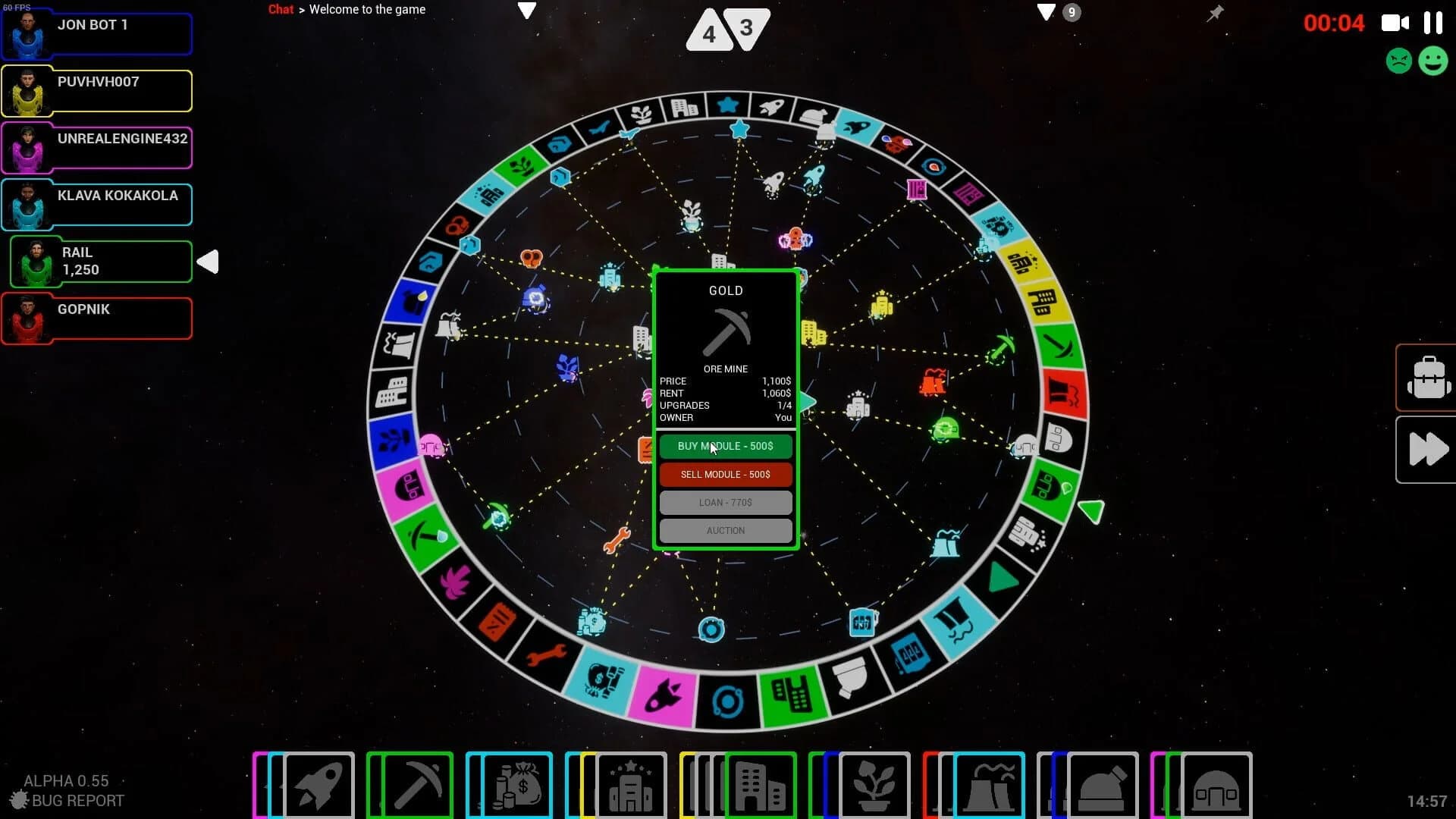 Cosmopoly screenshot 2