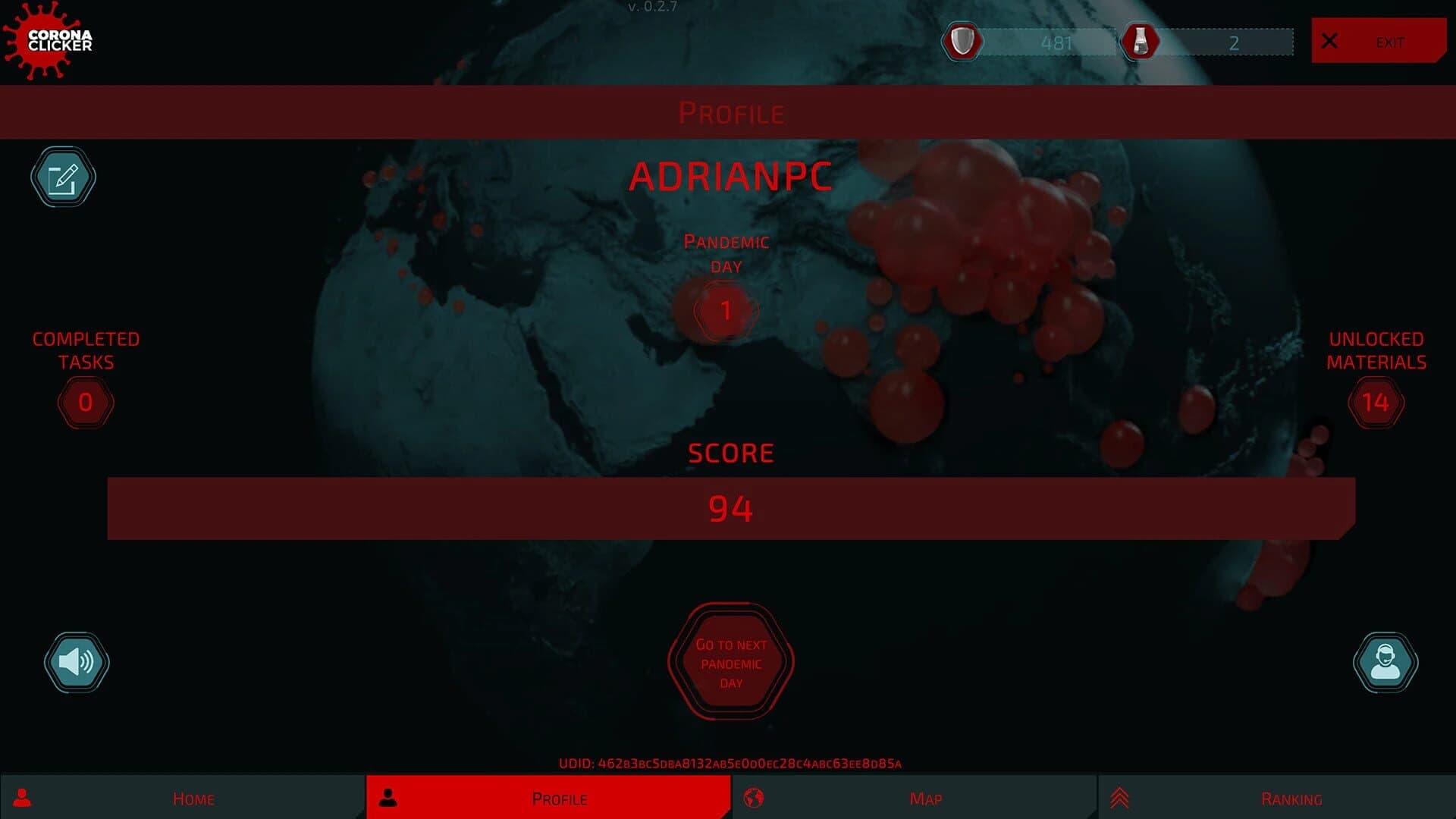 Covid-19: Corona Clicker screenshot 1