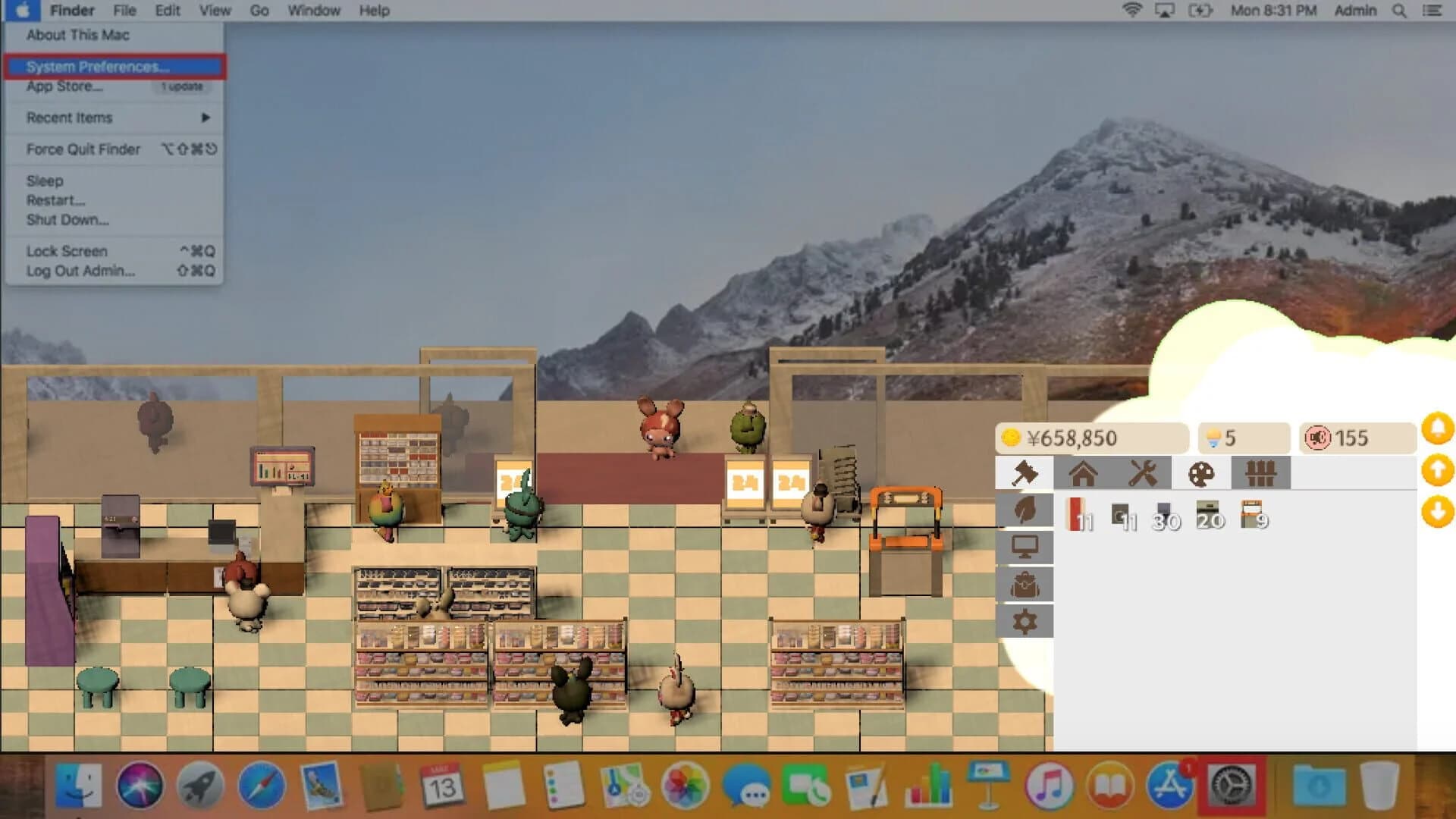 Cozy Desktop Konbini screenshot 3