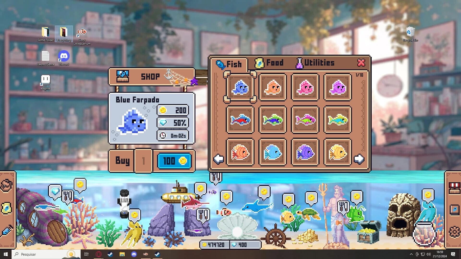 Cozy Littlequarium screenshot 3