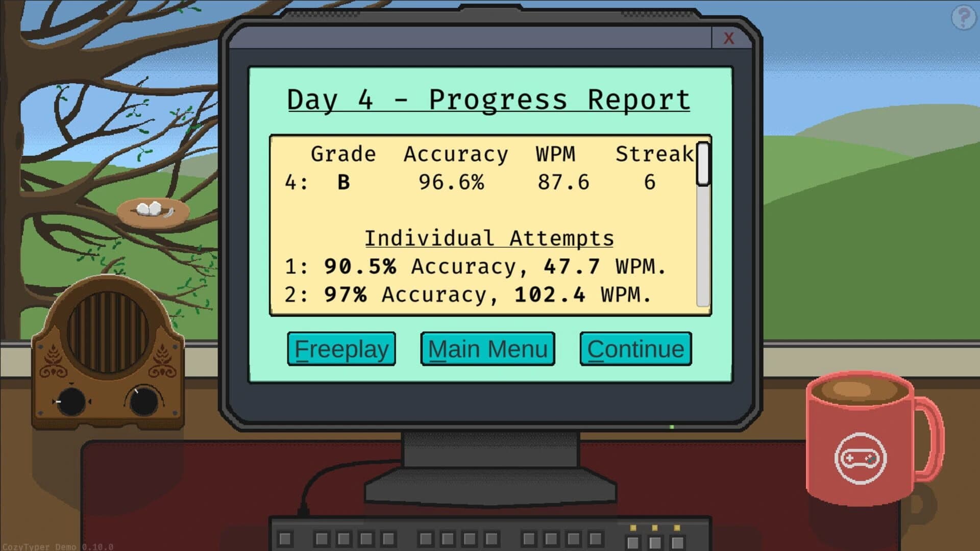 CozyTyper screenshot 3