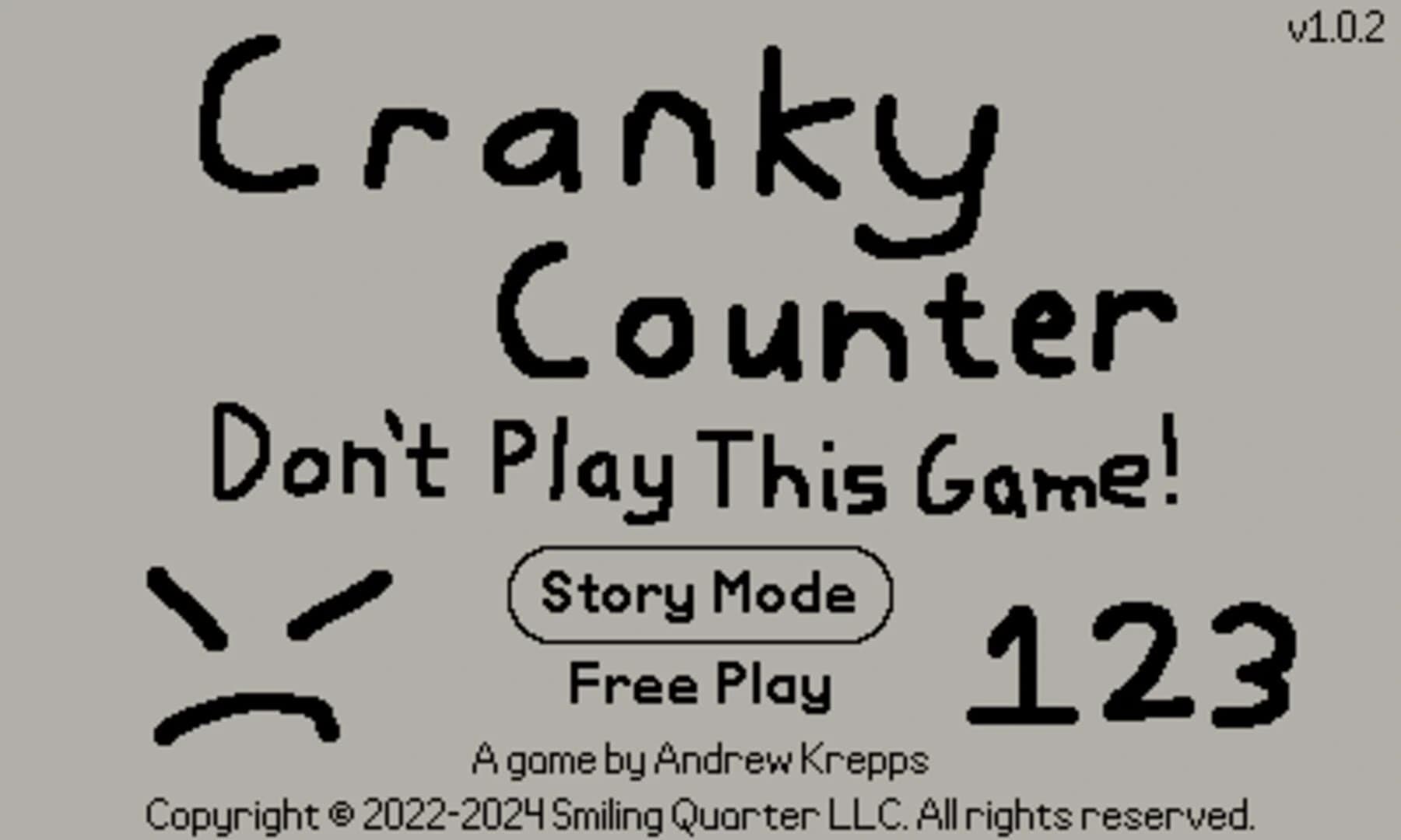 Cranky Counter (Don't Play This Game!) screenshot 1