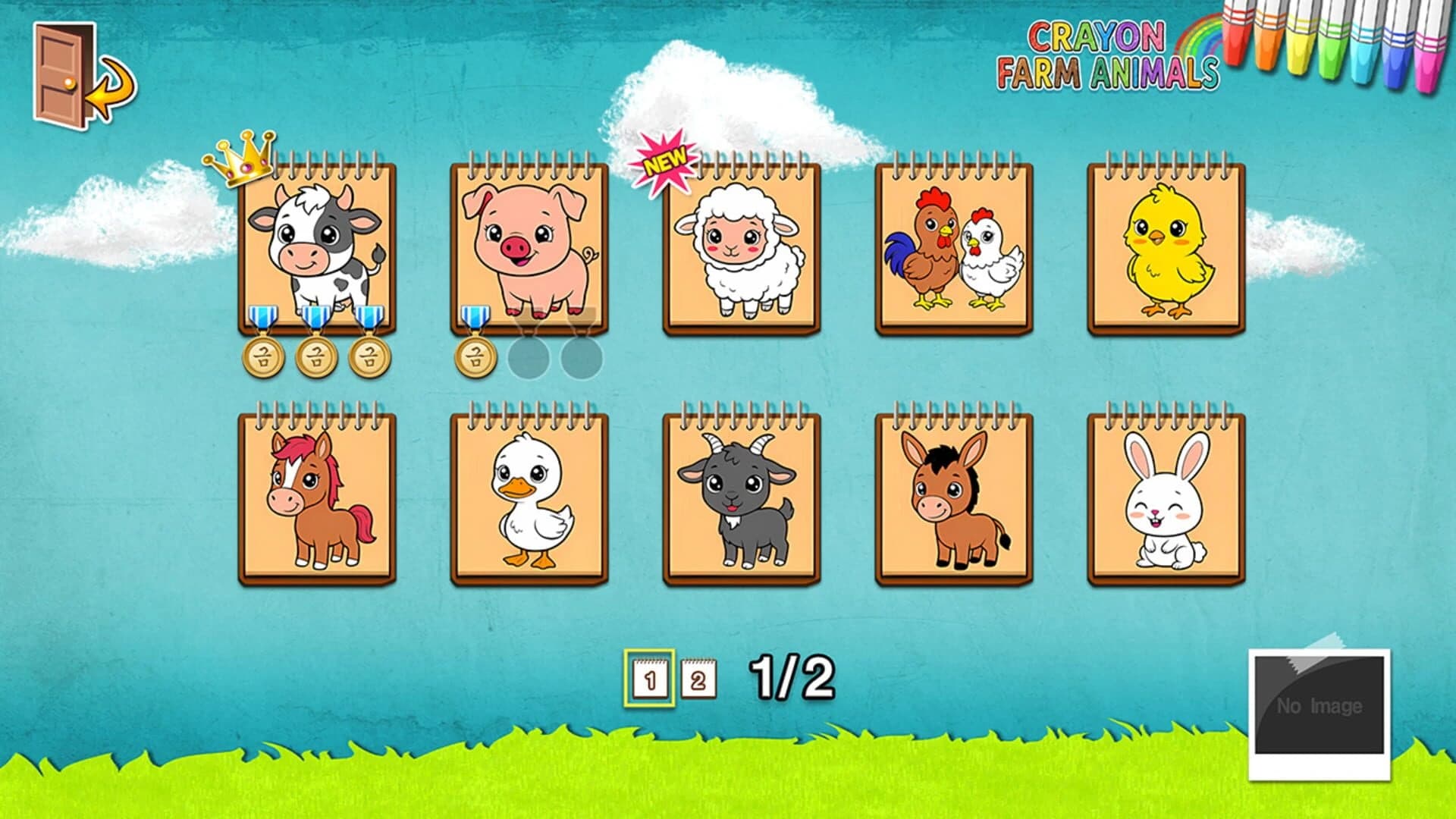 Crayon Farm Animals screenshot 2