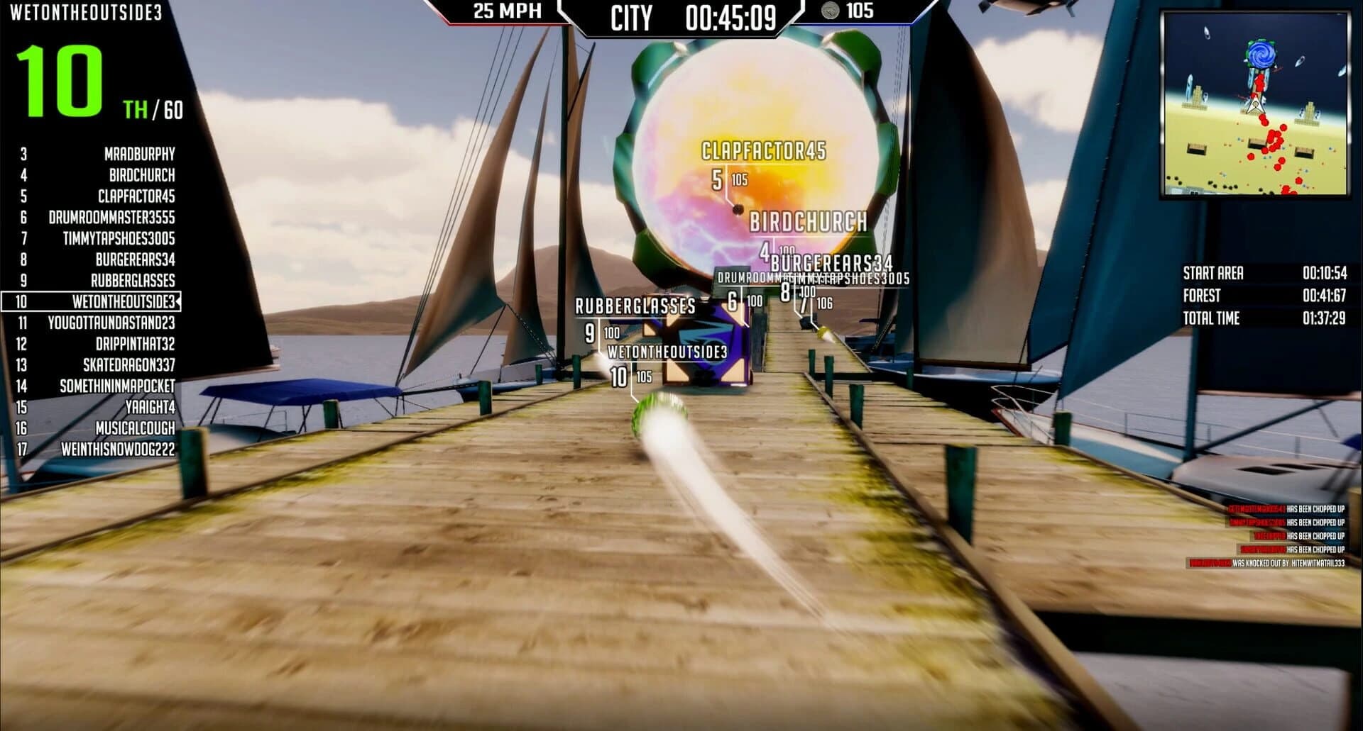 Crazy Ball Racing screenshot 1