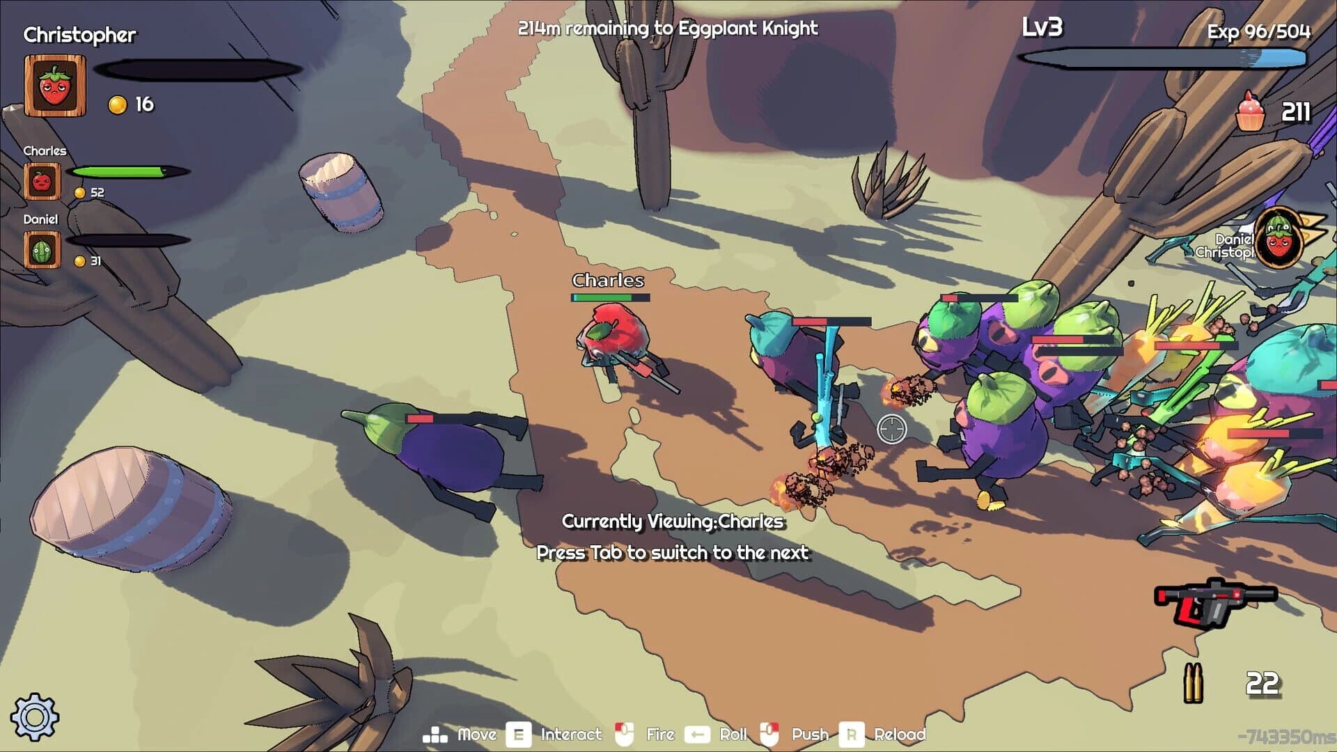 Crazy Fruit Shooter screenshot 1