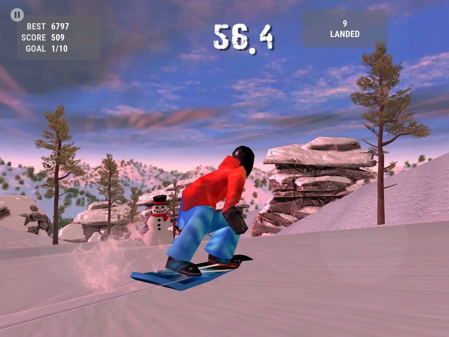 Crazy Snowboard screenshot 3
