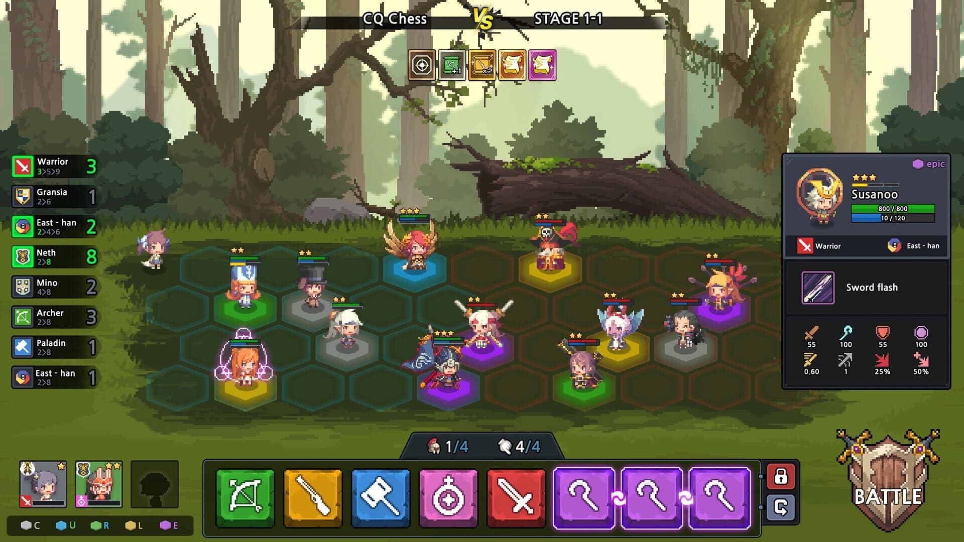 Crusaders Quest: Merge Chess screenshot 4