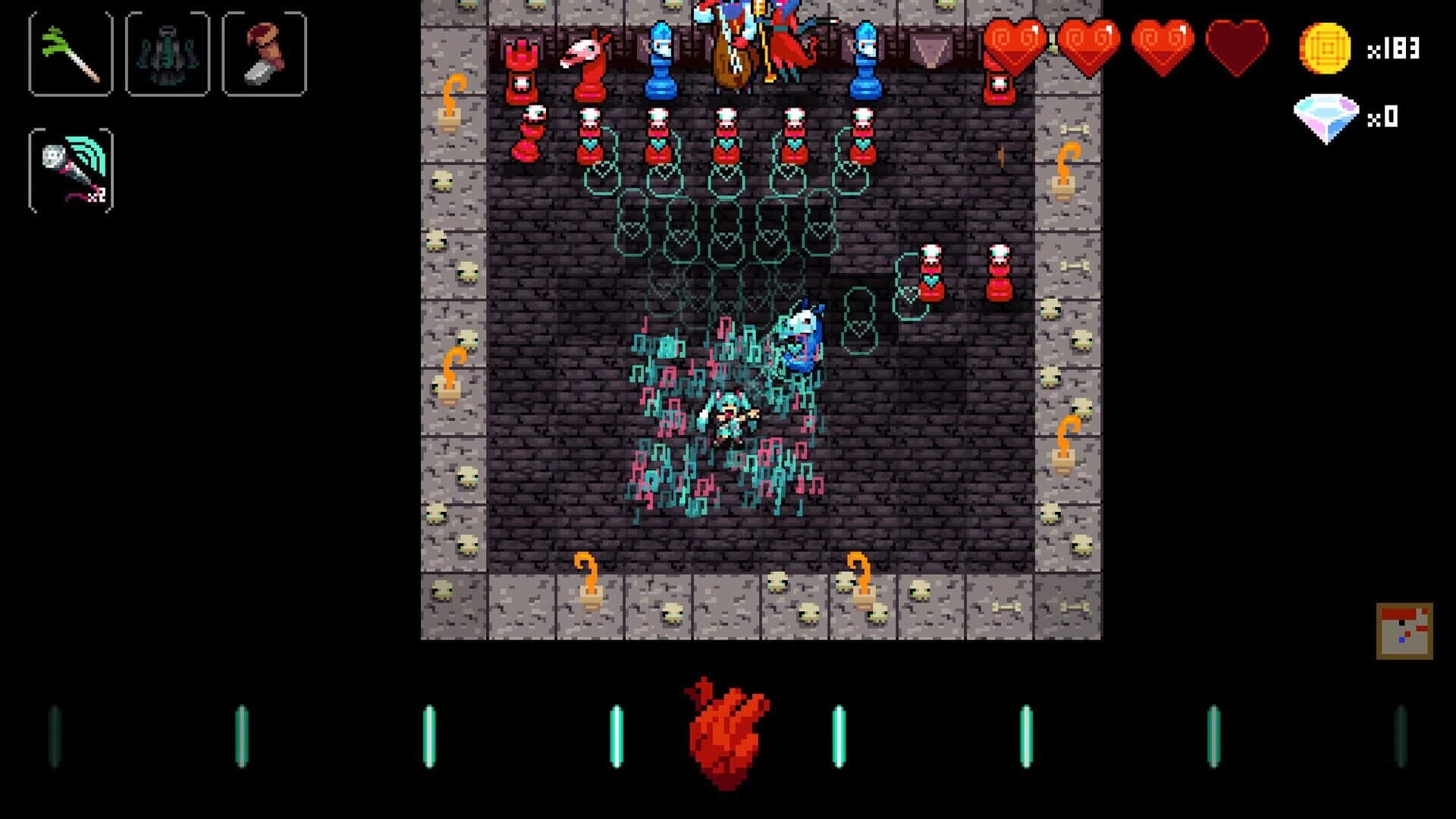 Crypt of the NecroDancer: Hatsune Miku screenshot 1
