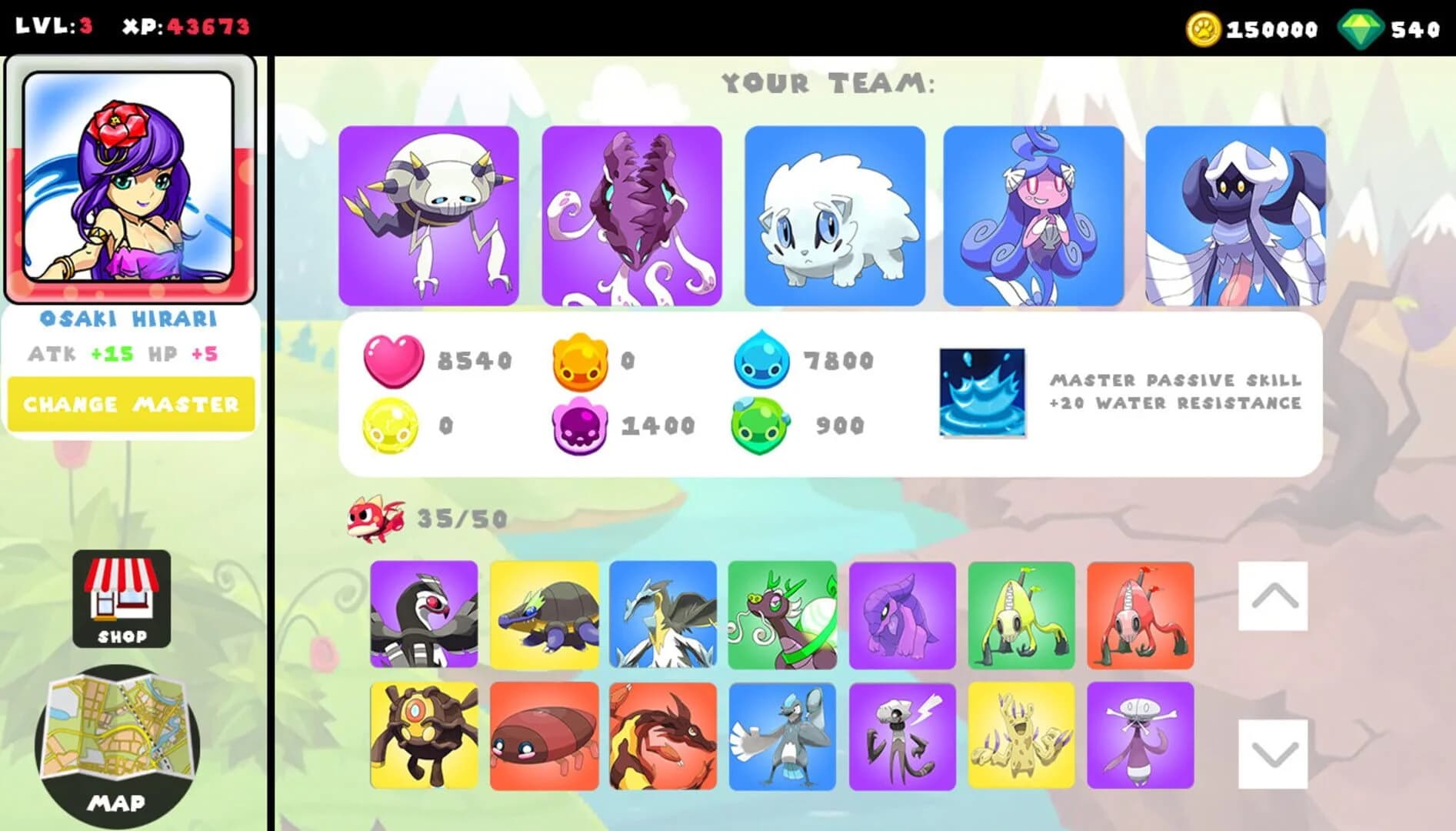 Cute Monsters Battle Arena screenshot 1