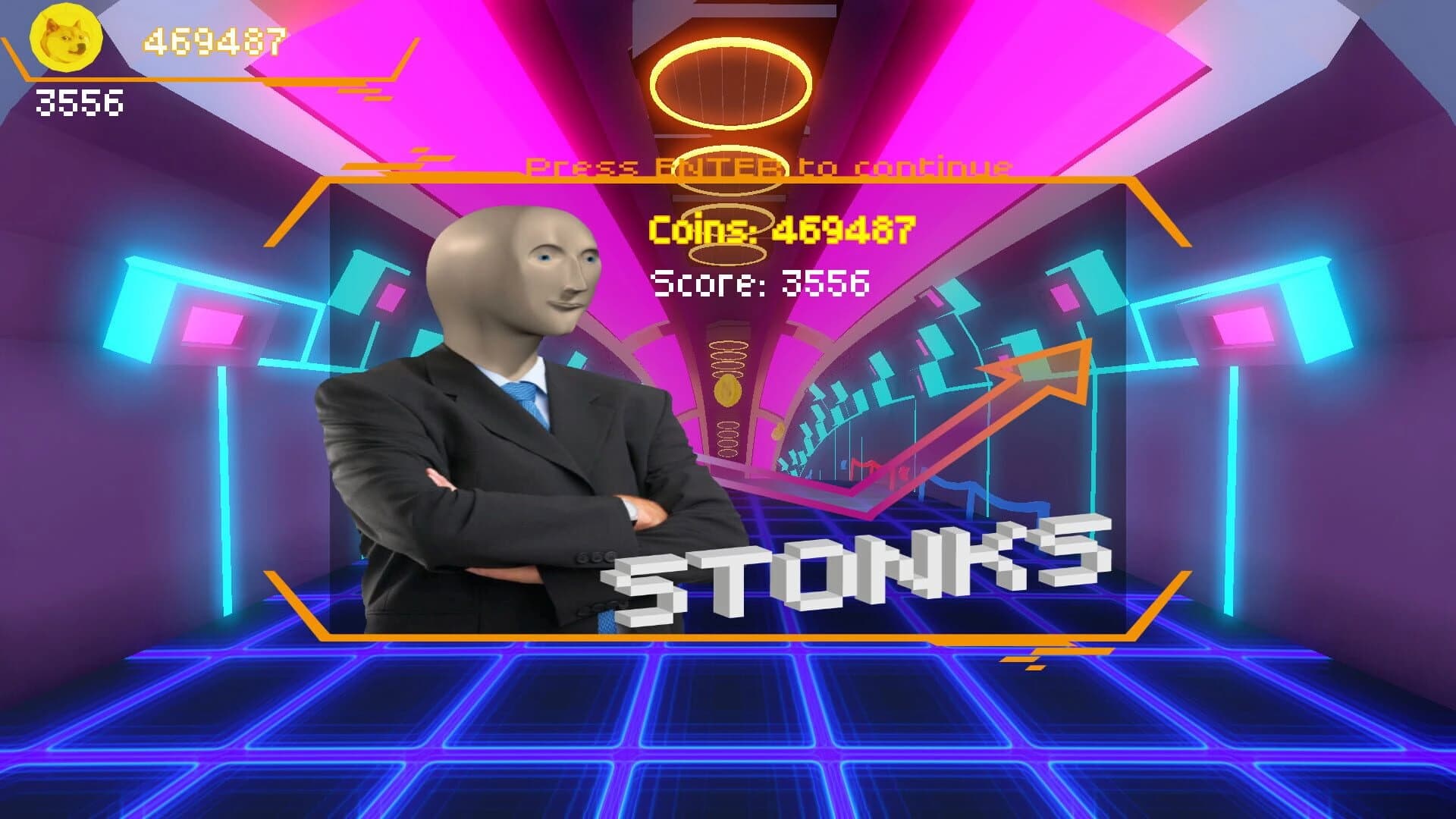 Cyber-doge 2077: Meme runner screenshot 3