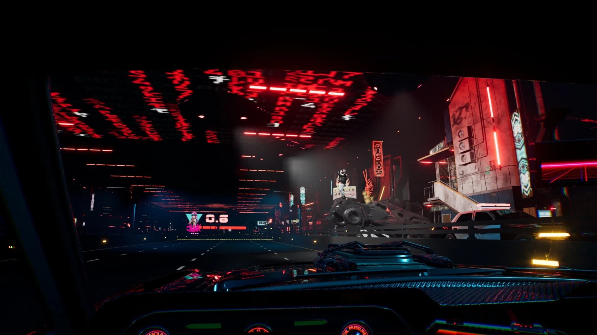 Cyber Space Driver screenshot 1