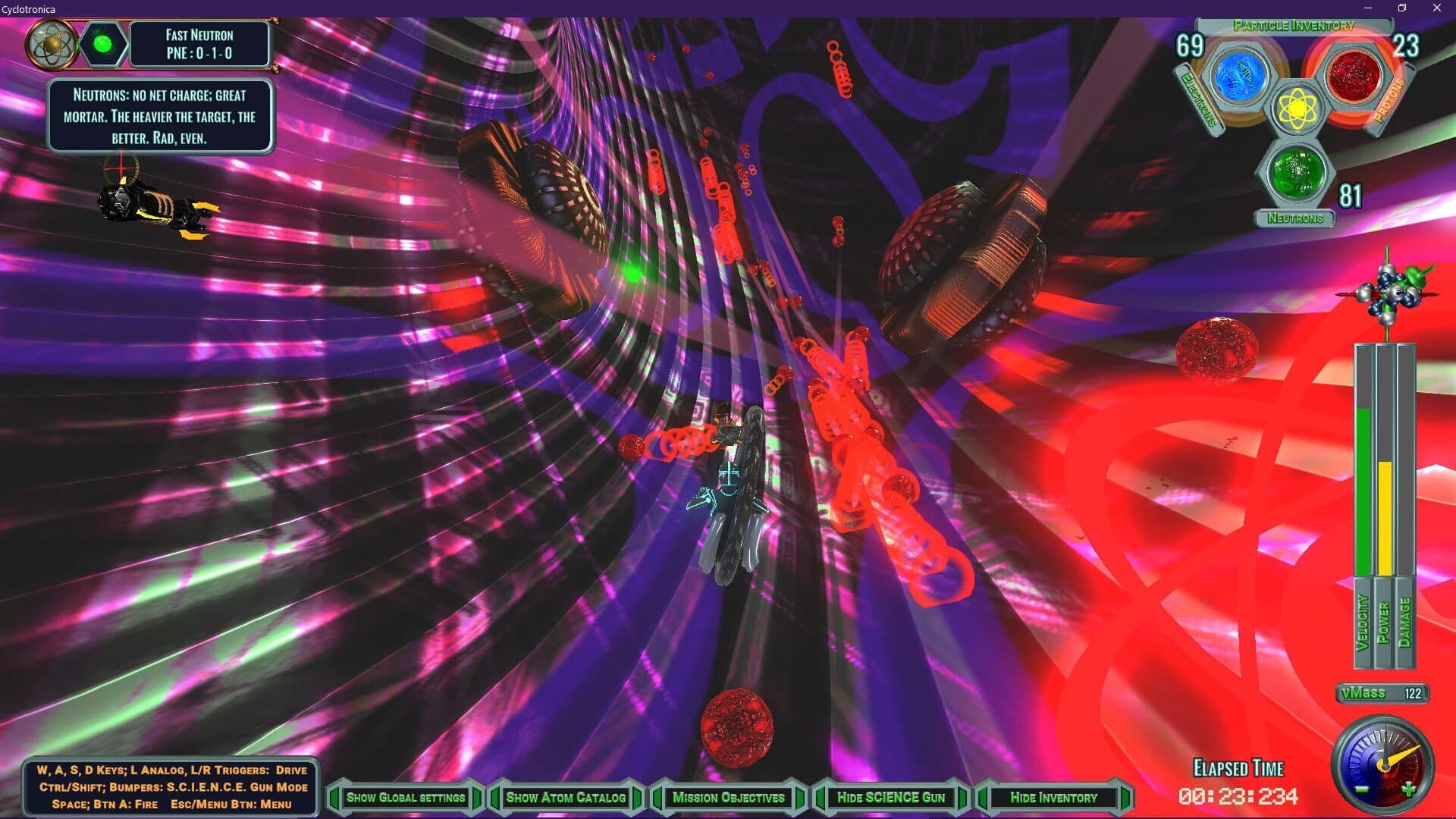Cyclotronica screenshot 1
