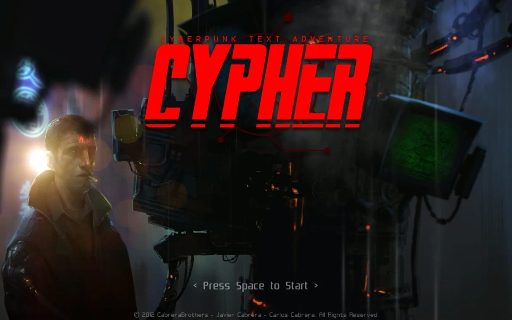 Cypher: Cyberpunk Text Adventure screenshot 1