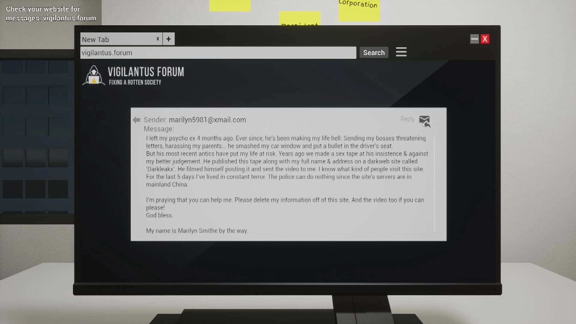 Dark Web: Vigilante screenshot 1