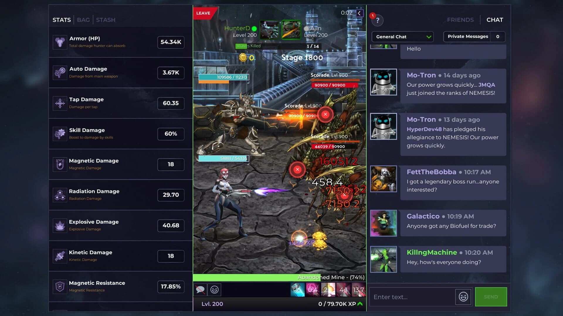 Darkzone: Idle RPG screenshot 2