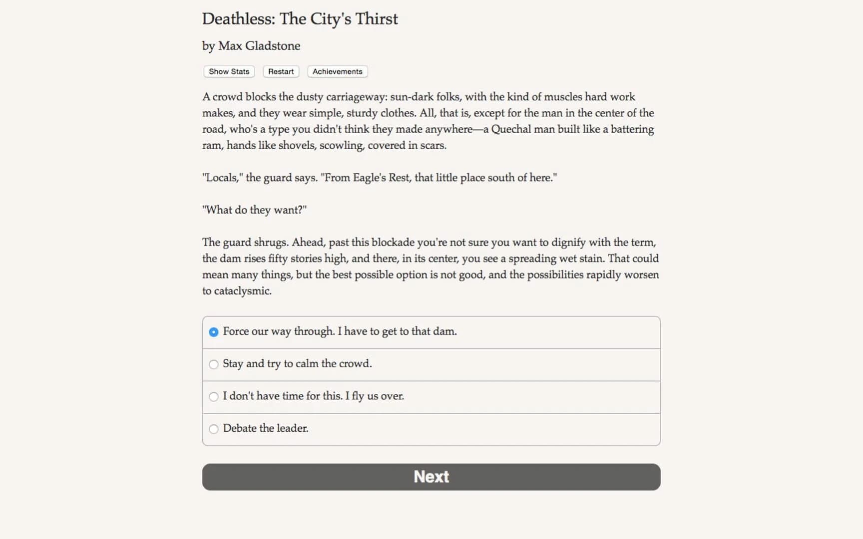 Deathless: The City's Thirst screenshot 4