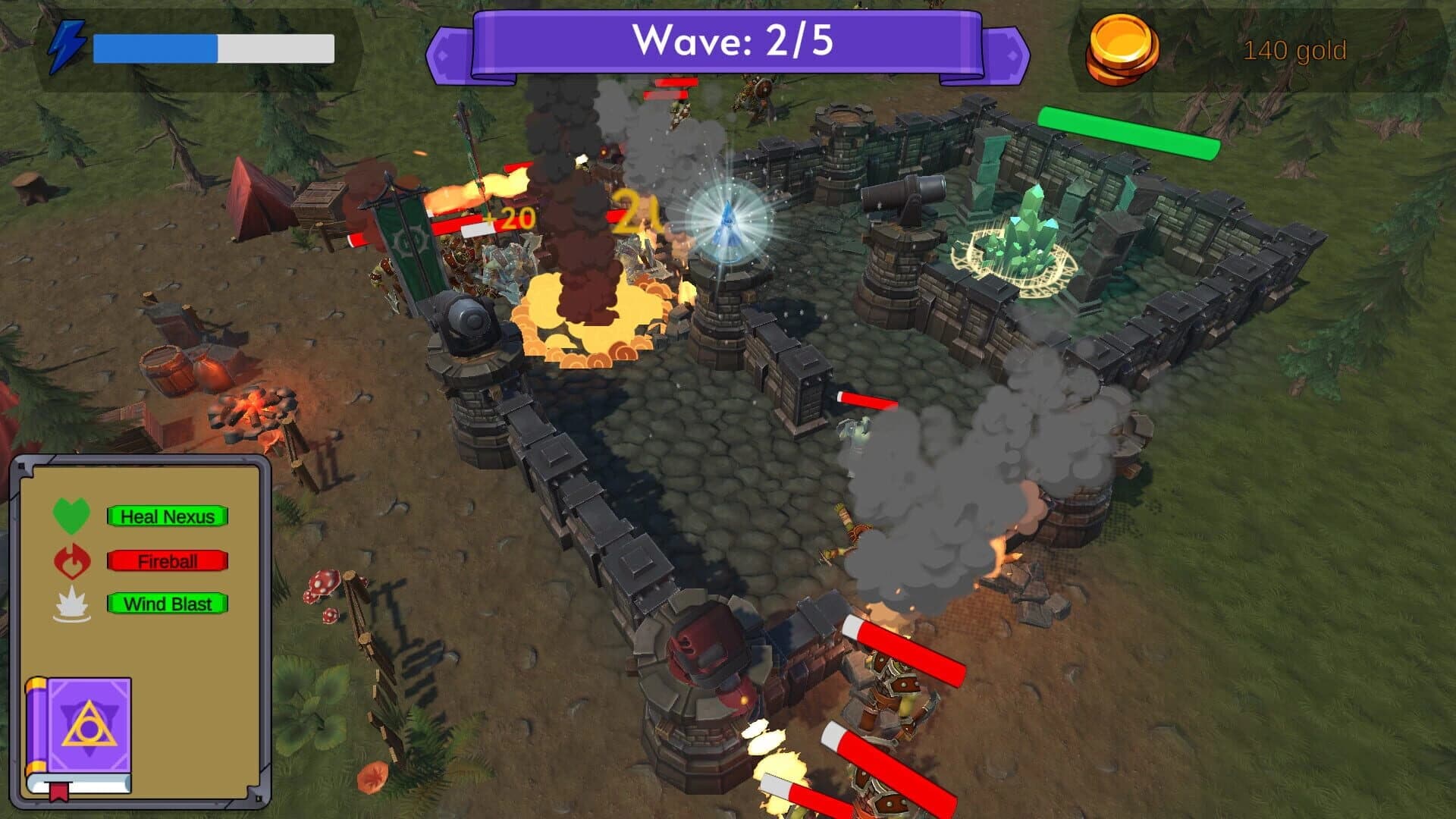 Defence of the Arcane Realms screenshot 2