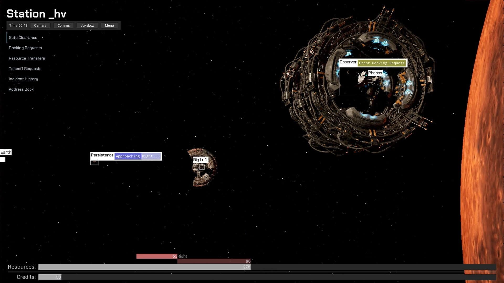 Delos: Space Traffic Control screenshot 3
