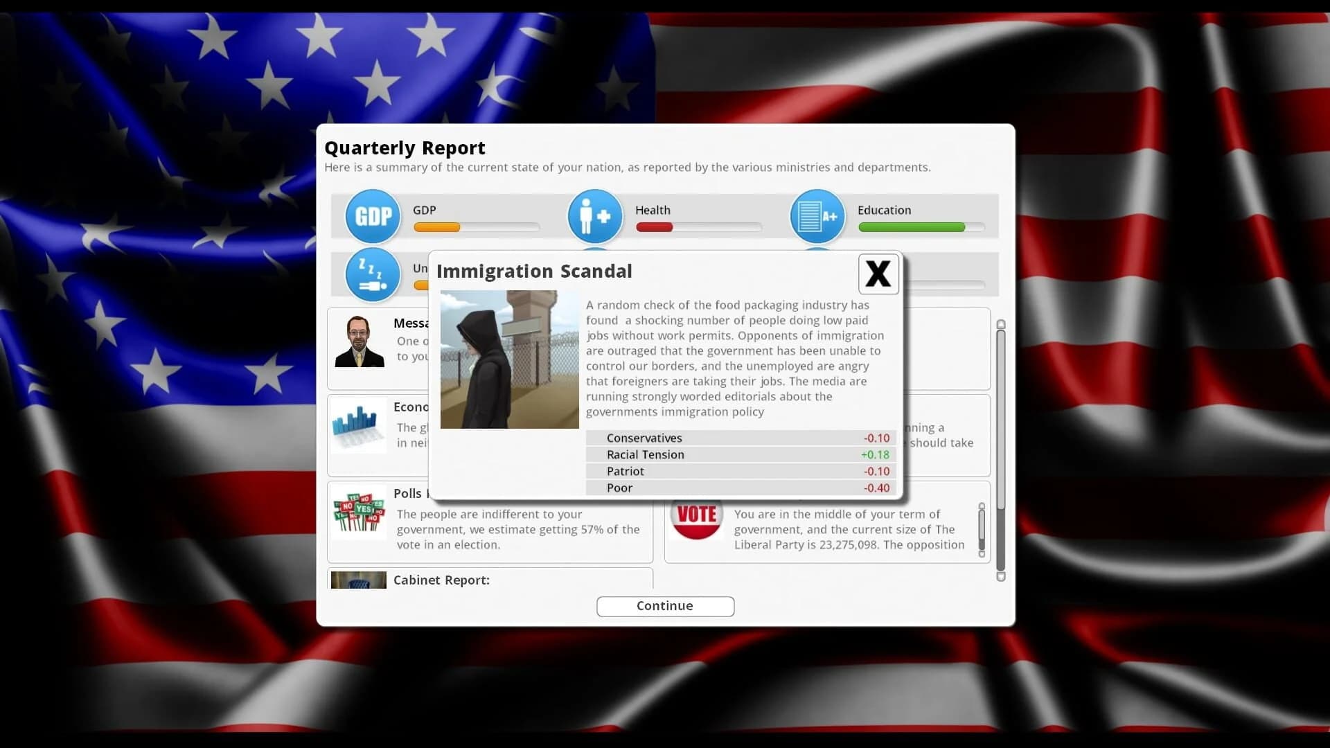 Democracy 3 screenshot 3