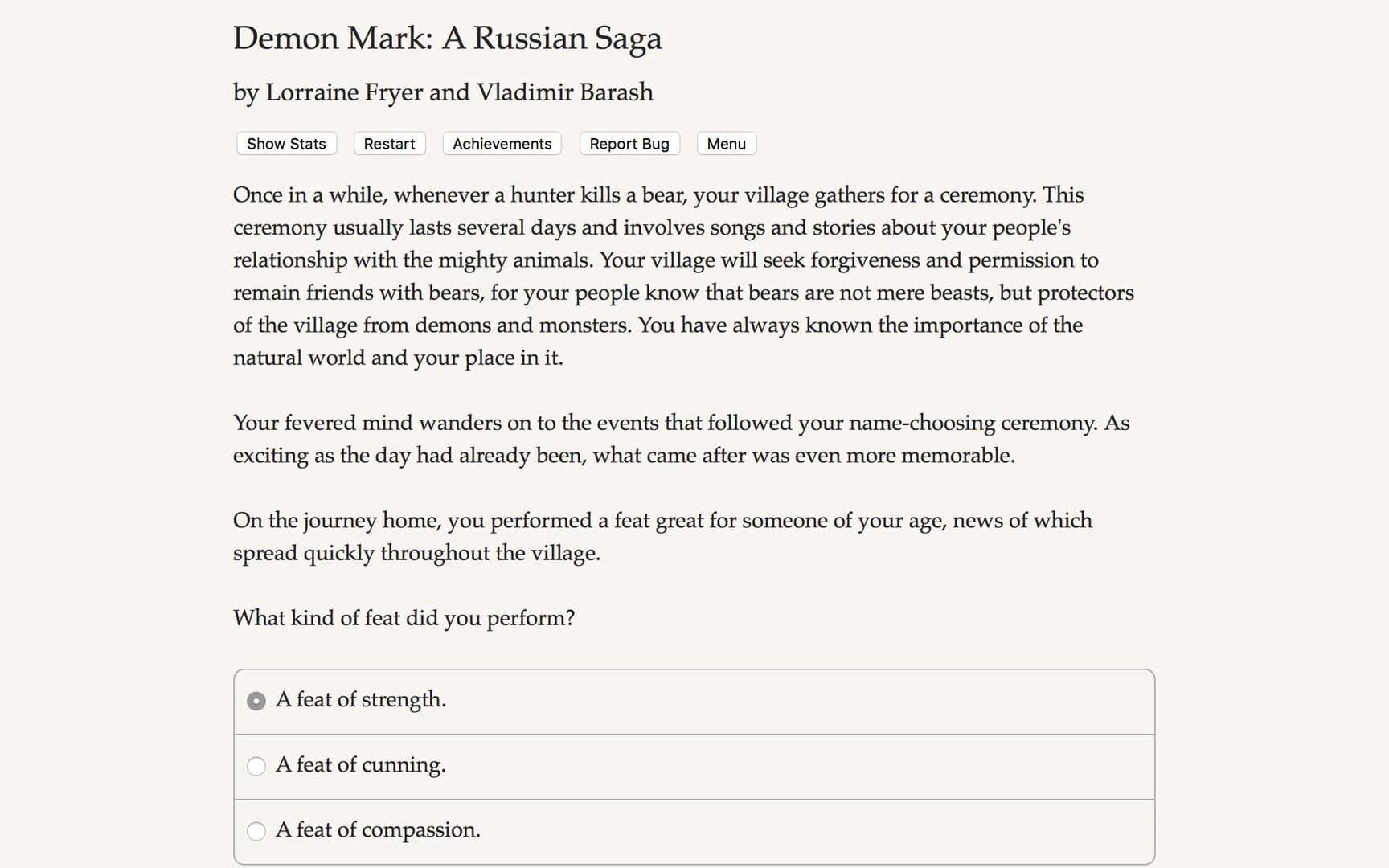 Demon Mark: A Russian Saga screenshot 1