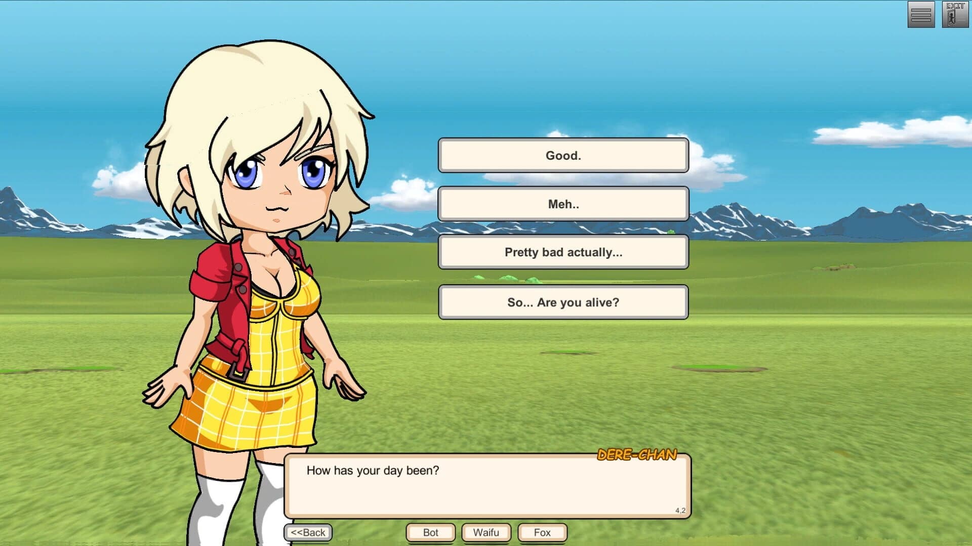 Dere-chat screenshot 2