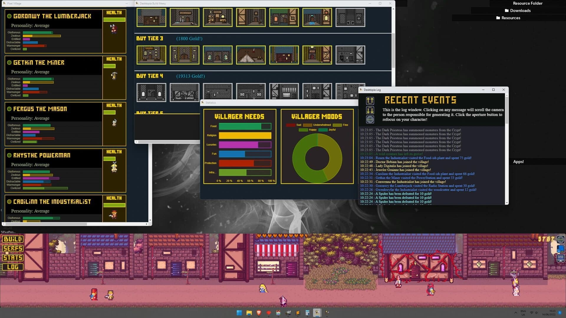 Desktopia: A Desktop Village Simulator screenshot 3
