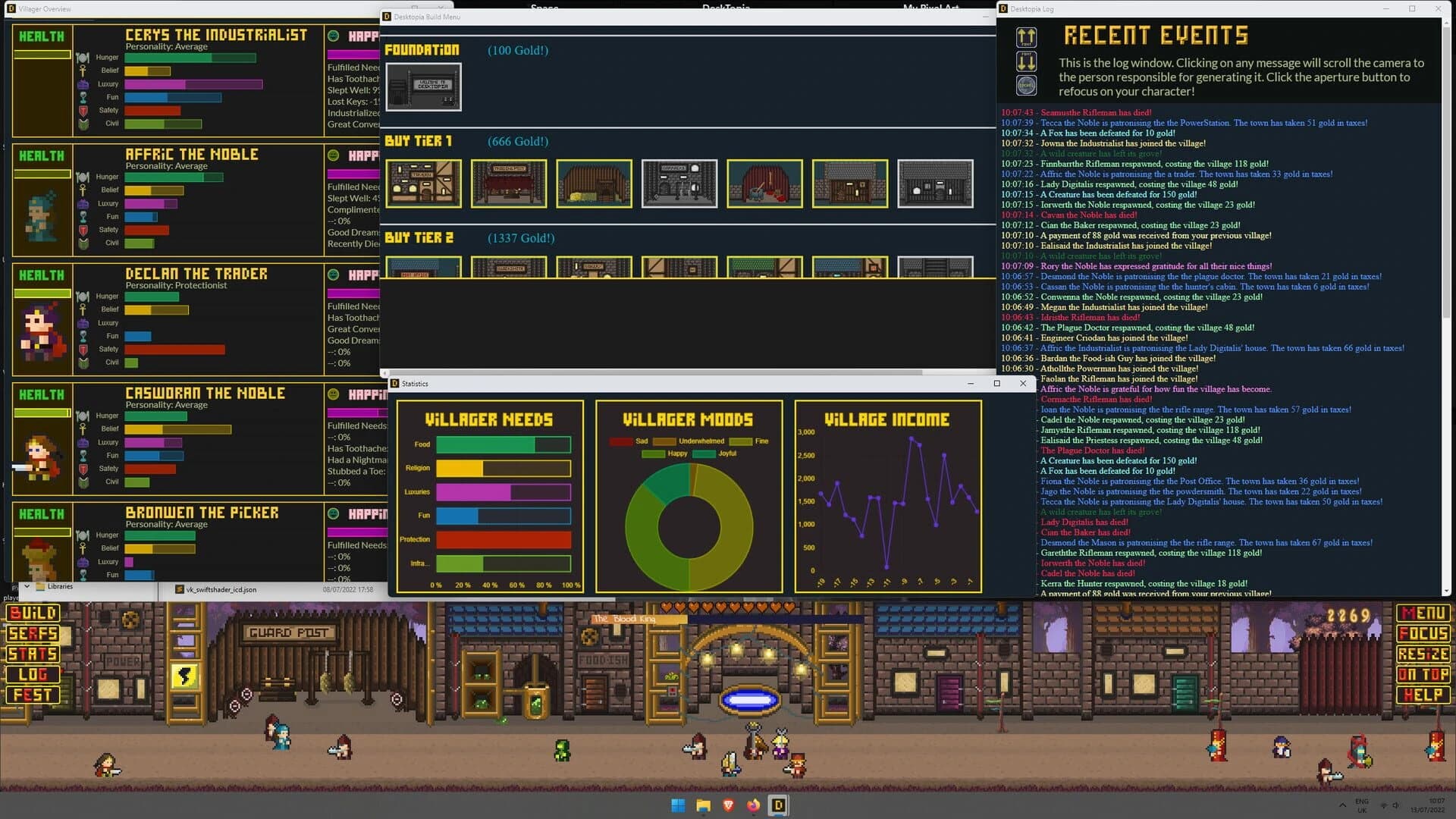 Desktopia: A Desktop Village Simulator screenshot 1