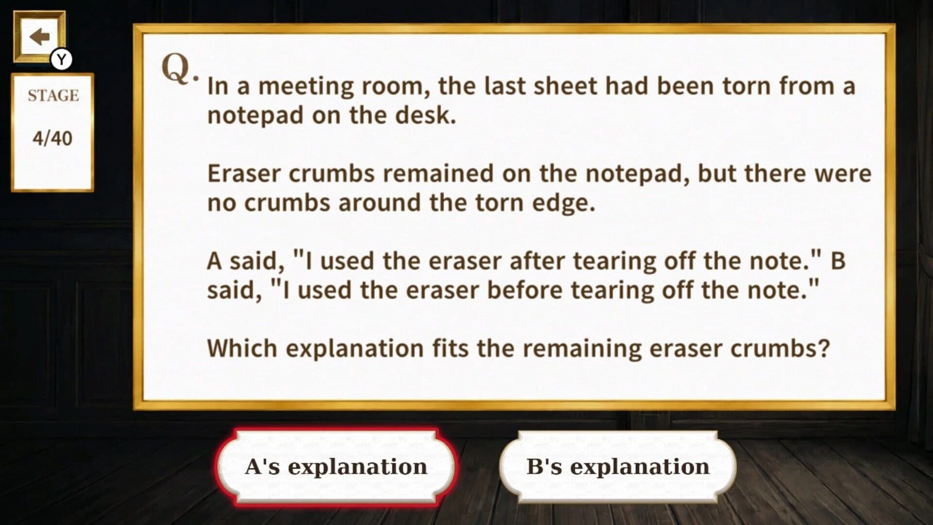 Detective Mind Training: Mystery Choices screenshot 1