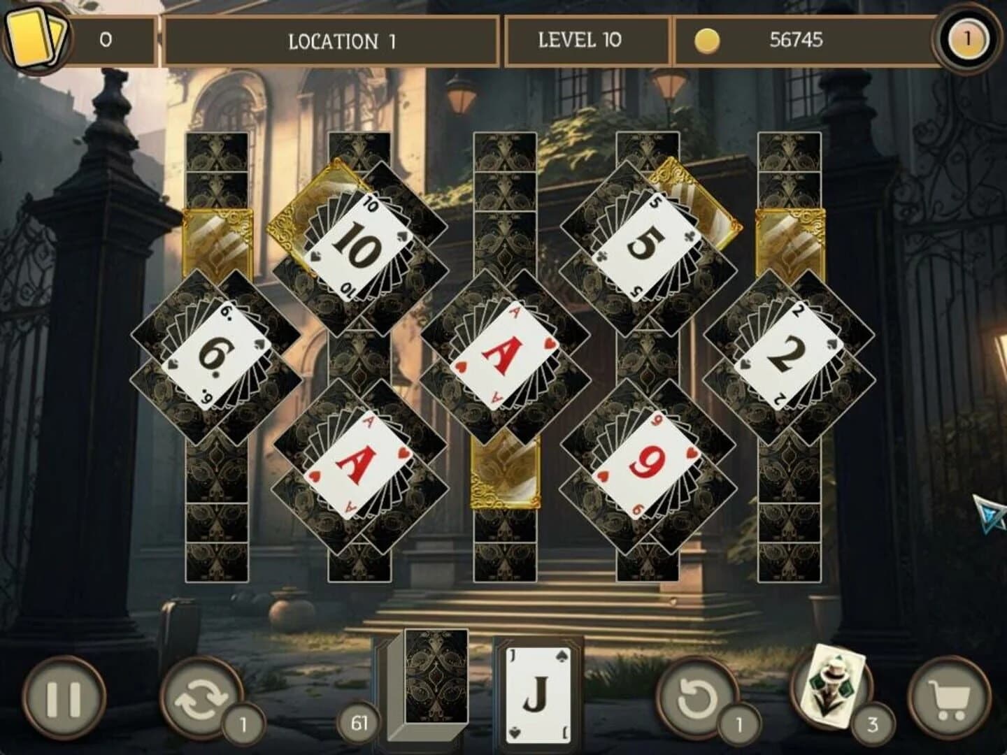 Detective Solitaire: Butler Story 2 screenshot 1