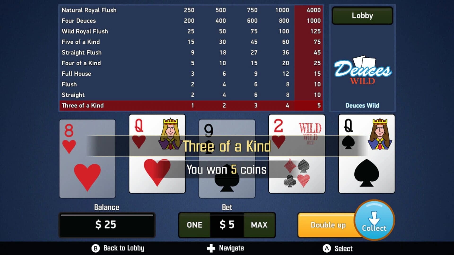 Deuces Wild: Video Poker screenshot 2