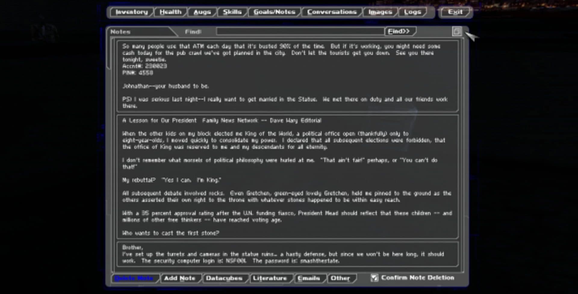 Deus Ex: Transcended screenshot 1