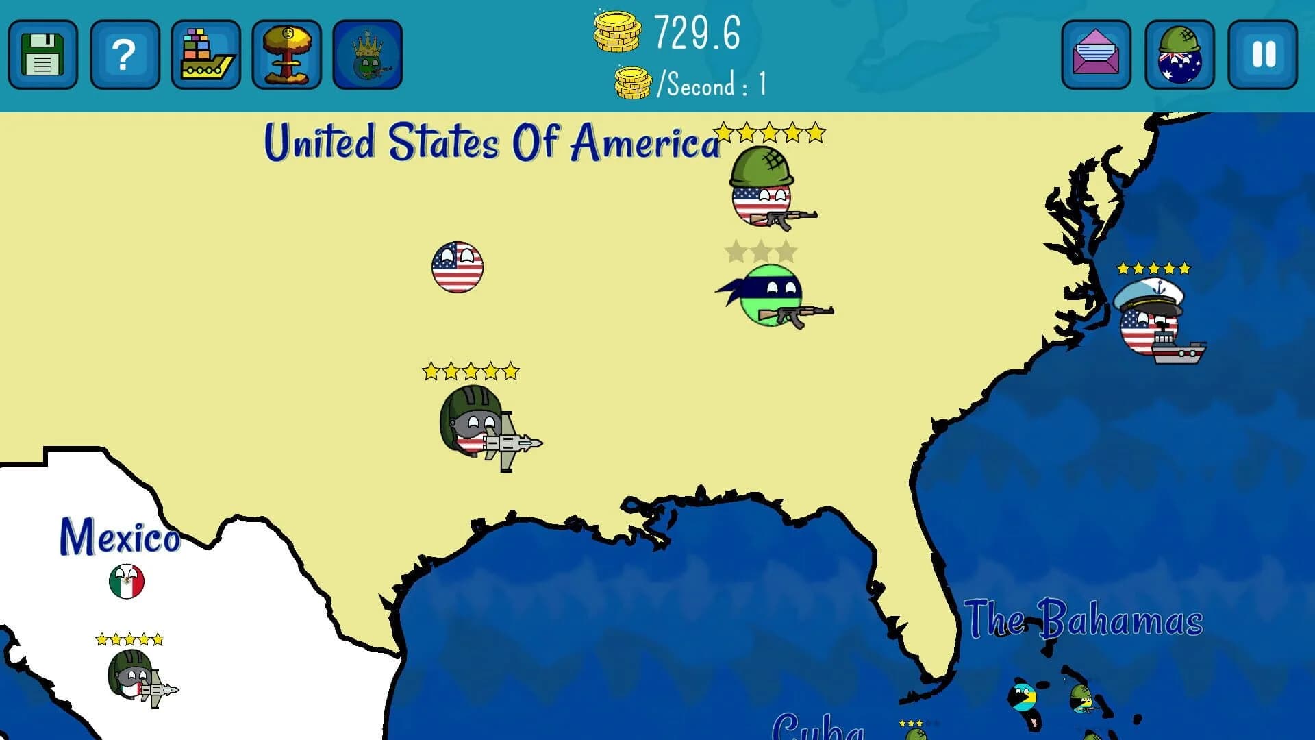 Dictators:No Peace Countryballs screenshot 5