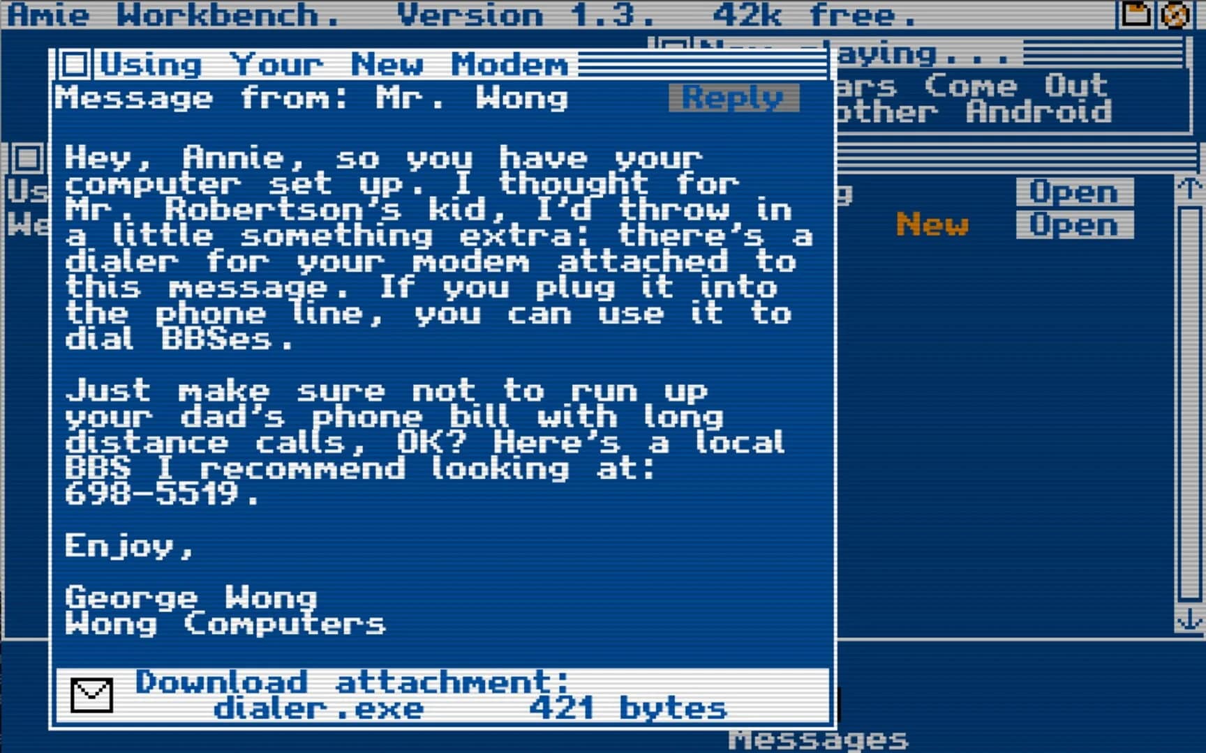 Digital: A Love Story screenshot 1